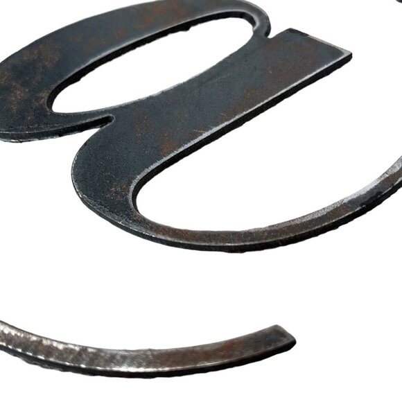 Flat cut stainless steel @ symbol 6” - Picture 2 of 6